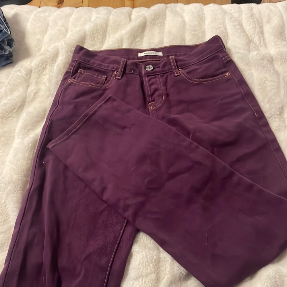 PACSUN LOWRISE PURPLE. size 24, lowrise jeans.